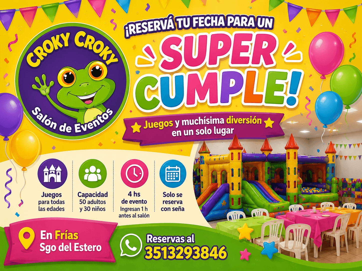 Salon de Eventos Infantiles - Croky Croky